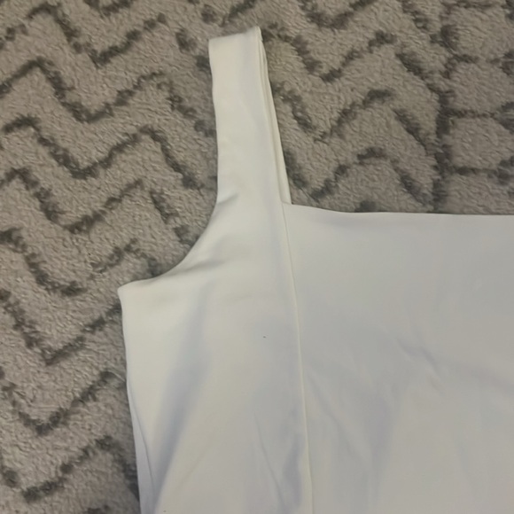 A&F White Square Neck Body Suit - XL - Never Worn - Picture 2 of 3